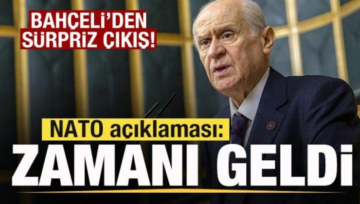 Bahçeli’den sürpriz çıkış! NATO açıklaması: Artık zamanı gelmiştir