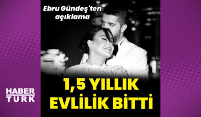Ebru Gündeş ile Murat Özdemir ayrıldı