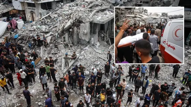Katil İsrail’in Gazze’de düzenlediği son saldırılarda 35 Filistinli hayatını kaybetti
