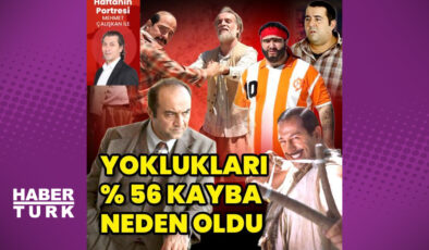 6 oyuncunun yokluğu, % 56 kayba neden oldu
