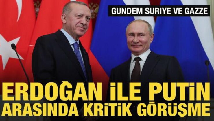 Cumhurbaşkanı Erdoğan, Putin ile görüştü