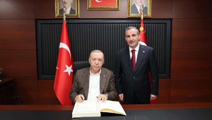 Erdoğan’dan Sultanbeyli Belediye Başkanı Tombaş’a ziyaret