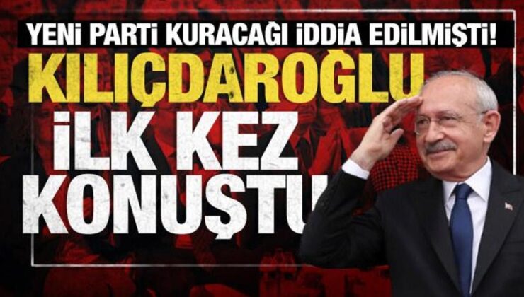 Kemal Kılıçdaroğlu yeni parti mi kuracak? İddialara tek kelimelik cevap!