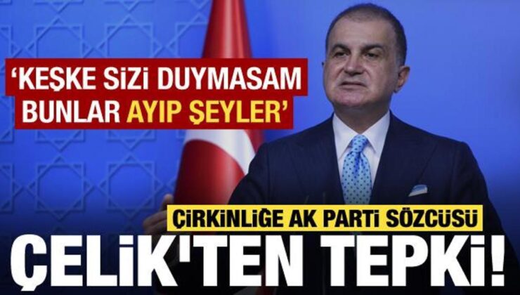 AK Parti Sözcüsü Çelik’ten Özgür Özel’in üslubuna eleştiri: Bunlar ayıp şeyler!