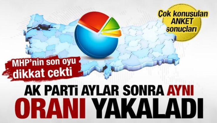 Anket gerilimi:Asıl hata kendisinde! MHP’nin oyu dikkat çekiyor…AK Parti tekrar o oranda