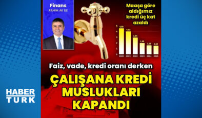 Çalışana kredi muslukları kapandı
