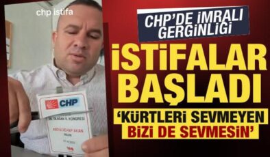 CHP’nin İmralı kararı sonrası istifalar başladı: Kürtleri sevmeyen bizi de sevmesin