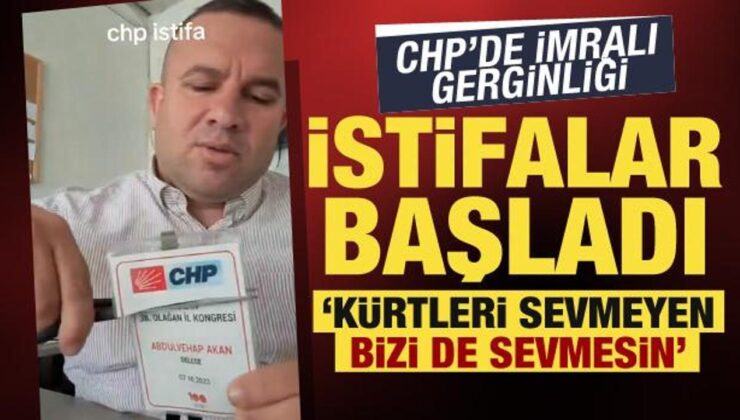 CHP’nin İmralı kararı sonrası istifalar başladı: Kürtleri sevmeyen bizi de sevmesin