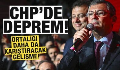 CHP’yi sarsacak gelişme! Ortalığı karıştıracak iddia!