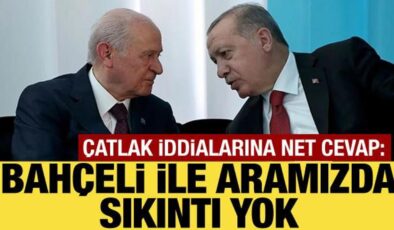Cumhurbaşkanı Erdoğan’dan Cumhur İttifakı mesajı: Bahçeli ile aramızda sıkıntı yok!
