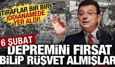 Deprem yardımı kılıfıyla rüşvet: İmamoğlu soruşturmasında kan donduran detay!