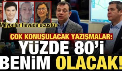 İBB yolsuzluk davasında çok konuşulacak yazışmalar! ‘Yüzde 80’i benim olacak…’