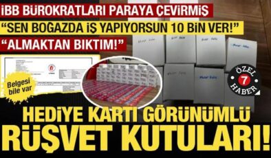 İBB’de bu da olmuş: Hediye kartı görünümlü imar rüşveti! Kutu kutu ele geçirildi