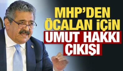 MHP’den Öcalan için umut hakkı çıkışı