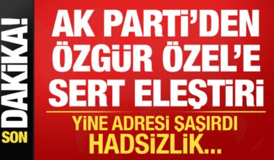 Ömer Çelik’ten Özgür Özel’e sert eleştiri: Adresi şaşırdığını gösteren bir hadsizlik