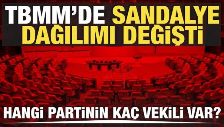 TBMM’de sandalye dağılımı değişti! Bağımsız vekil sayısı düştü