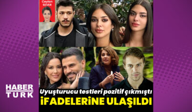 Uyuşturucu soruşturmasında ünlülerin ifadeleri ortaya çıktı