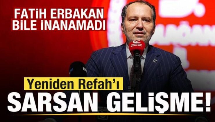 Yeniden Refah Partisi’ni sarsan gelişme! Fatih Erbakan bile inanamadı!