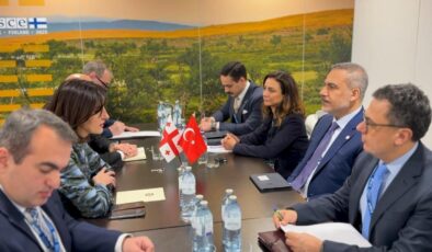 Bakan Fidan, Gürcistan Dışişleri Bakanı Botchorishvili ile bir araya geldi