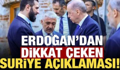 Başkan Erdoğan’dan son dakika Suriye açıklaması!