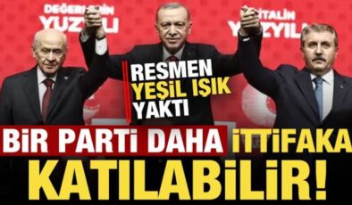 Bir parti daha ittifaka katılabilir! Resmen açıkladı…