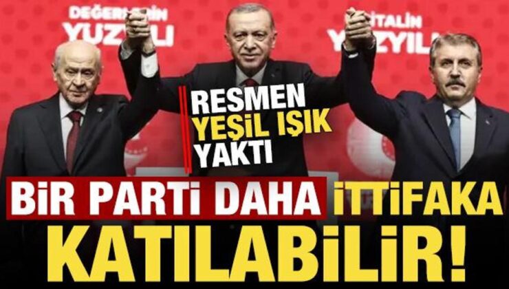 Bir parti daha ittifaka katılabilir! Resmen açıkladı…
