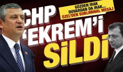 CHP, İmamoğlu’nu sildi: Cumhurbaşkanlığı Aday Ofisi’nde Özel’den ‘aday benim’ pozu