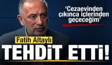 Fatih Altaylı tehdit etti: Cezaevinden çıkınca içlerinden geçeceğim