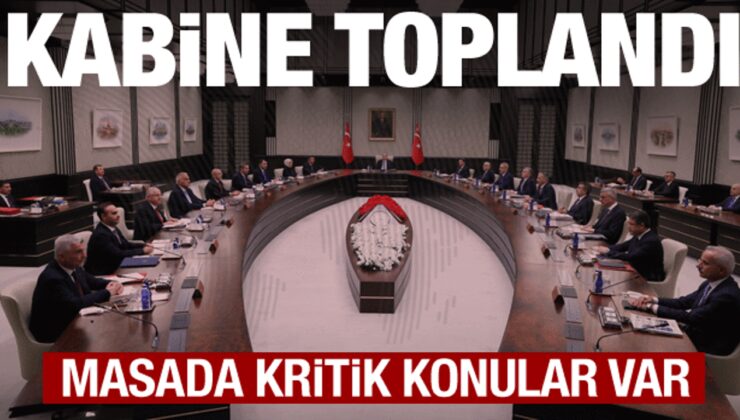 Kabine toplandı: Terörsüz Türkiye süreci ve ekonomi masada