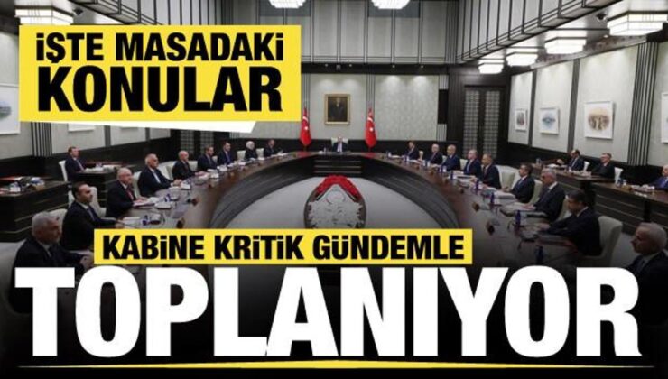 Kabine yarın toplanıyor: Terörsüz Türkiye süreci ve ekonomi masada
