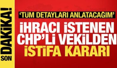 Kesin ihracı istenen CHP’li Hasan Ufuk Çakır’dan istifa kararı: Tüm detayları anlatacağım!
