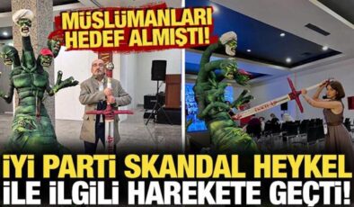 Murat Katfar Müslümanları hedef aldı! İYİ Parti skandal heykel ile ilgili harekete geçti