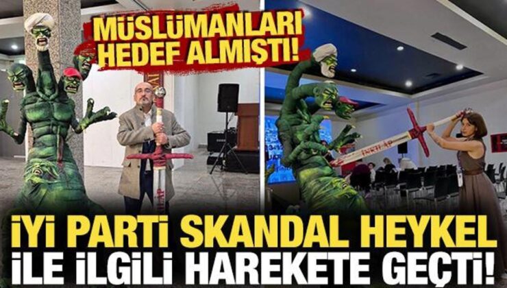 Murat Katfar Müslümanları hedef aldı! İYİ Parti skandal heykel ile ilgili harekete geçti