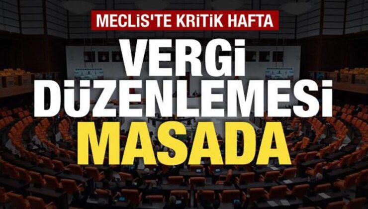 TBMM’de kritik hafta: Vergi düzenlemeleri ve bütçe görüşmeleri