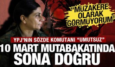 YPJ’nin sözde komutanından 10 Mart mutabakatı açıklaması: Müzakere olarak görmüyorum…