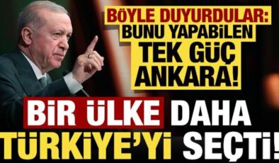 Bir ülke daha Türkiye’yi seçti! Geleceklerini Ankara üzerinden şekillendirecekler…