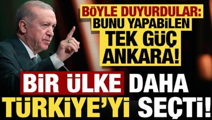 Bir ülke daha Türkiye’yi seçti! Geleceklerini Ankara üzerinden şekillendirecekler…