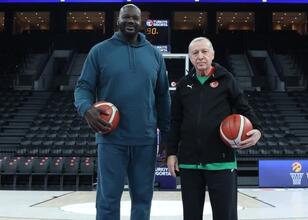 Cumhurbaşkanı Erdoğan, Shaq ile beraber