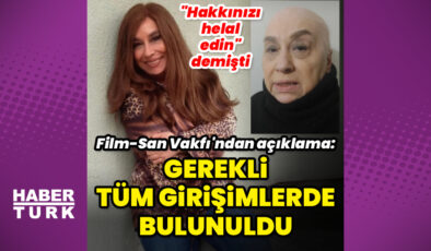 Film-San Vakfı’dan, Saadet Gürses açıklaması