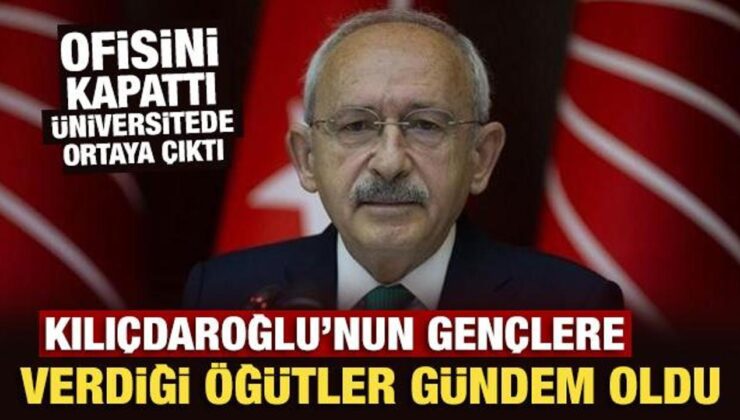 Kılıçdaroğlu’nun bir üniversitede gençlere verdiği öğütler gündem oldu