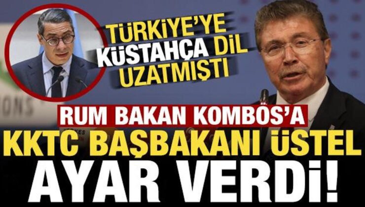KKTC Başbakanı Üstel’den Rum bakana ‘Türkiye’ tepkisi!