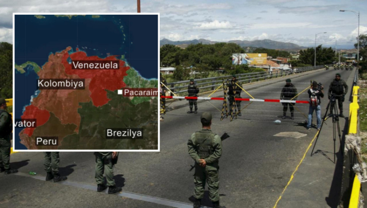 Kolombiya Venezuela sınırına güvenlik güçleri konuşlandırdı