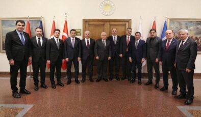 Konya Heyetinden Milli Savunma Bakanı Yaşar Güler’e ziyaret