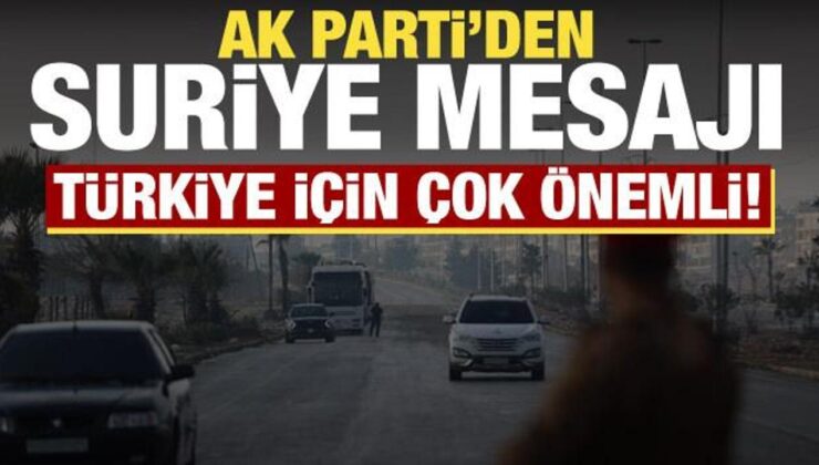 Ömer Çelik’ten Suriye mesajı: Toprak bütünlüğü Türkiye için çok önemli!