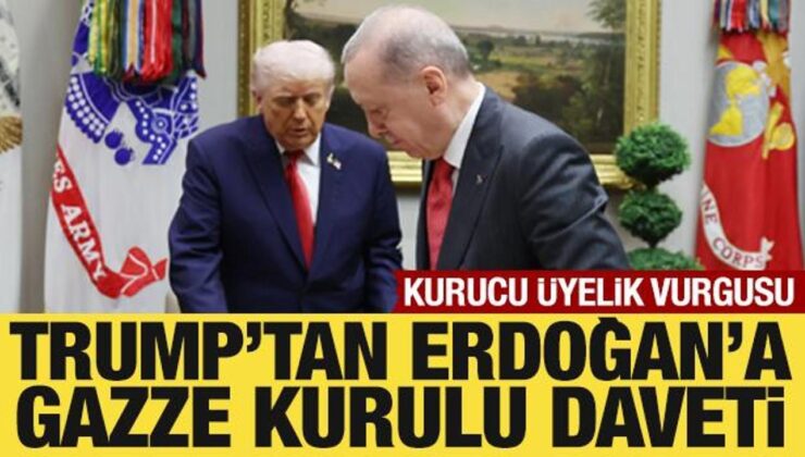 Trump’tan Erdoğan’a Gazze Kurulu daveti