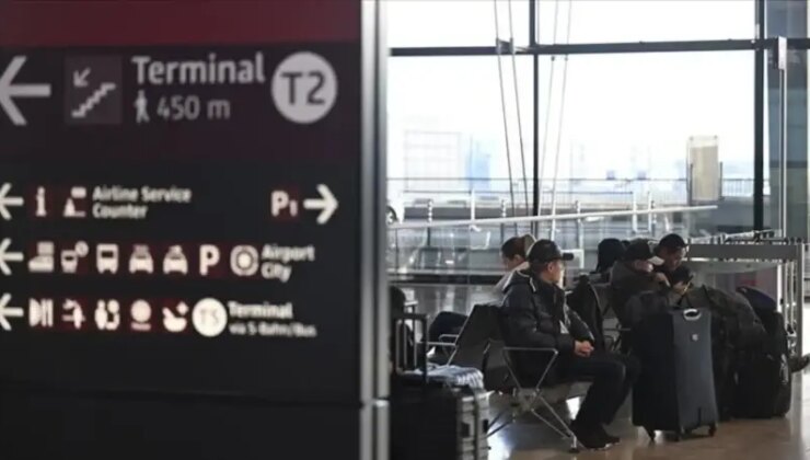 Zorlu kış şartları Frankfurt Havalimanı’nı vurdu: Uçuşlar aksıyor