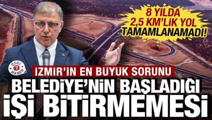 Ak Parti İzmir Milletvekili sitem etti! 8 yılda 2,5 Km’lik yol tamamlanamadı!