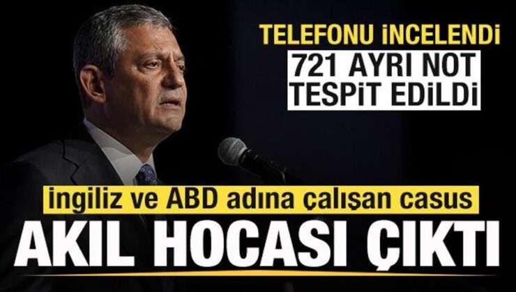 Casusluktan tutuklanan Hüseyin Gün CHP’nin akıl hocası çıktı! 721 ayrı not tespit edildi