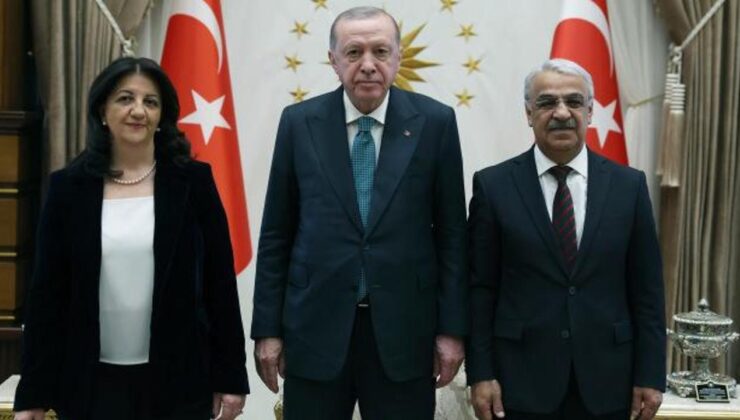 Cumhurbaşkanı Erdoğan, DEM Parti heyetini kabul etti