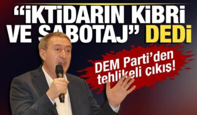 DEM’in nifak dili hortladı! Tuncer Bakırhan: İktidarın kibri ve sabotaj